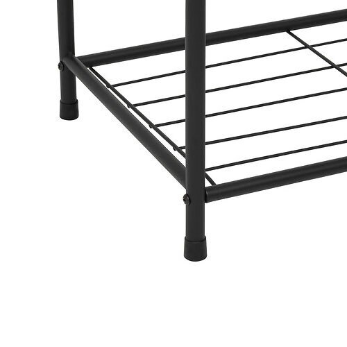 Skoopbevaring i metal m/ 2 hylder - Metty