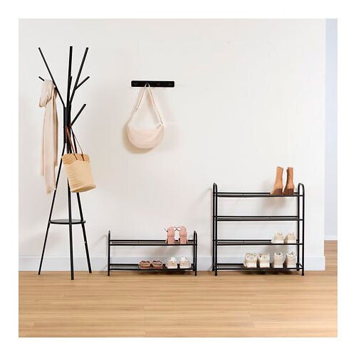 Skostativ i metal m/ 4 hylder - Metty