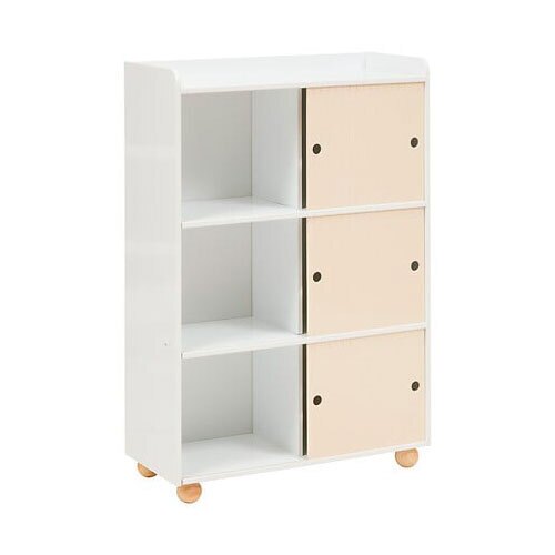 Træ reol Bouli - 6 rum