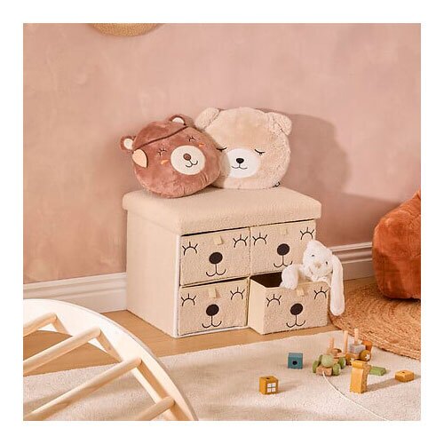 Ezzio puf med skuffer