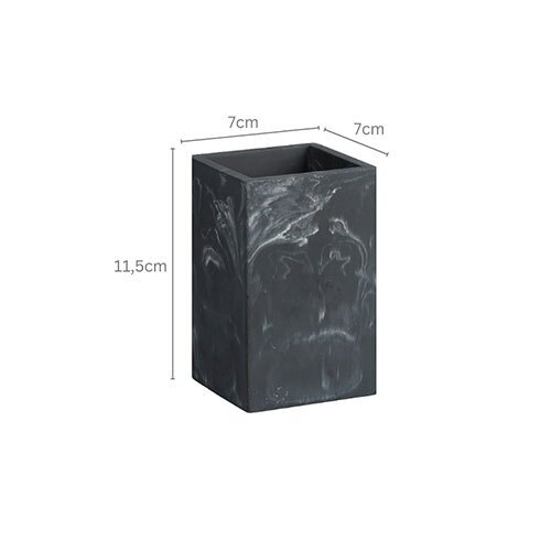 Calma tandbørsteholder - Sort