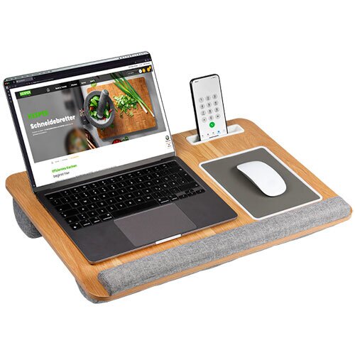 Bord til bærbar computer - 55,5 x 36,5 cm.