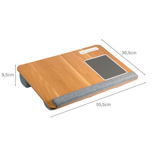 Bord til bærbar - 55,5 x 36,5 cm.
