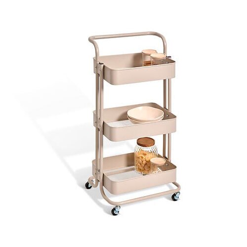 Universalvogn i stål - Beige Alex