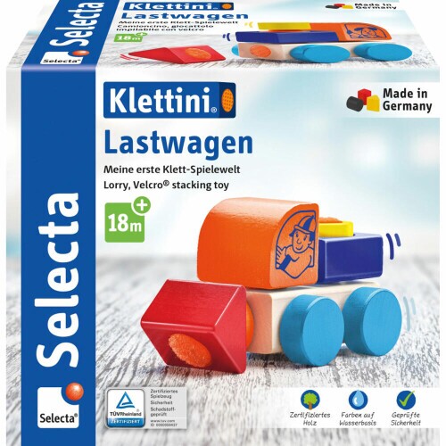 Selecta Klettinis® Lastbil Velcro byggeklodser