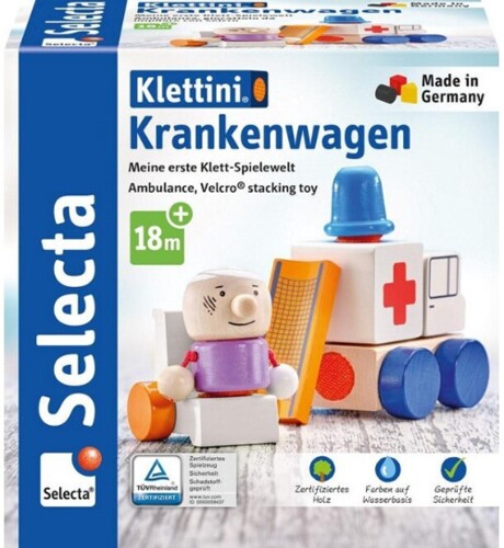 Selecta Klettinis® Ambulance Velcro byggeklodser