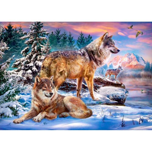 Castorland puslespil - Wolfish Wonderland