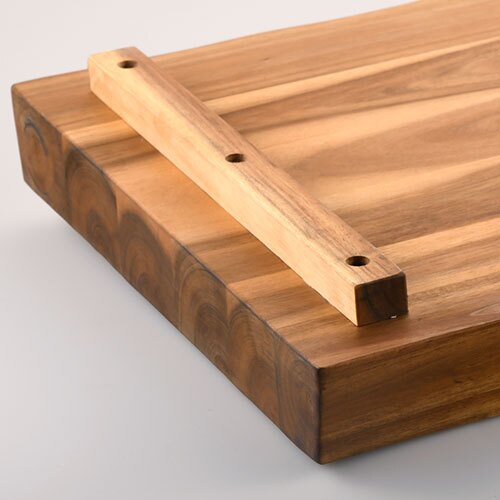 DEMO Skærebræt i træ - Akacie 100% FSC | 7 x 48 x 36,5 cm.