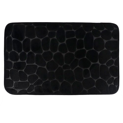 Bademåtte Stones 50 x 80 cm. | Sort