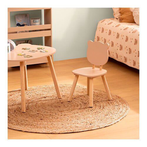 Børnestol bjørn - Beige