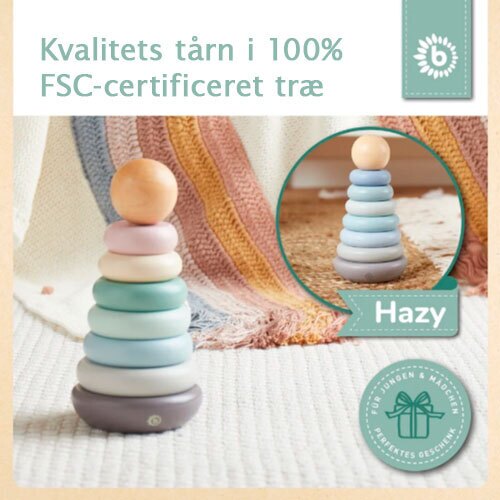 Træ stabeltårn Rose - 100% FSC