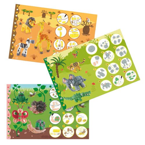 PlayMais bog nr. 2 - 32 sider Animals