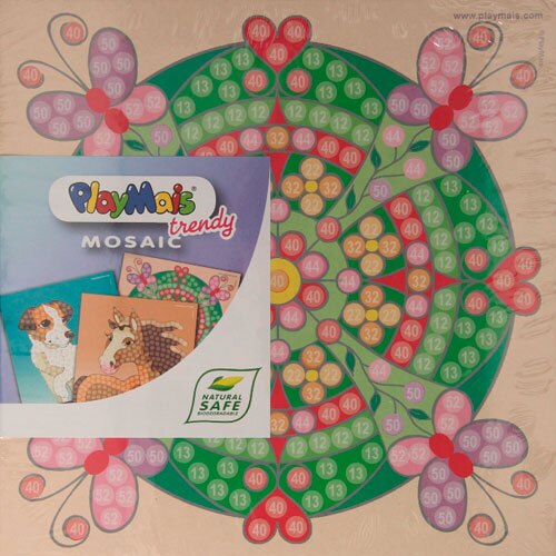 PlayMais mosaik skabeloner - Trendy Mandala