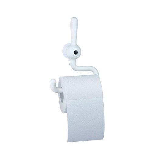 Toiletpapirholder til væg - Hvid Toq