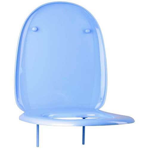 Toiletsæde med nem montering - Relax blå