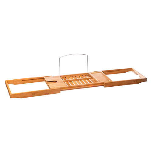 Badekarsbord i bambus - Justerbar 70-105 cm.