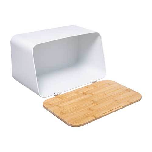 Brødboks m/ vippelåg Modern Color - Hvid