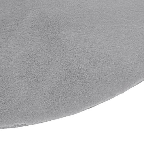 Lille tæppe grå - Ø 80 cm.