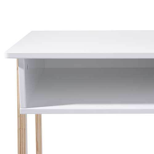 Skrivebord til børneværelse - 58 x 52 x 46,3 cm. | Hvid
