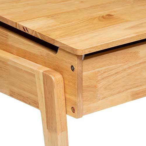 Træ børneskrivebord m/ taburet