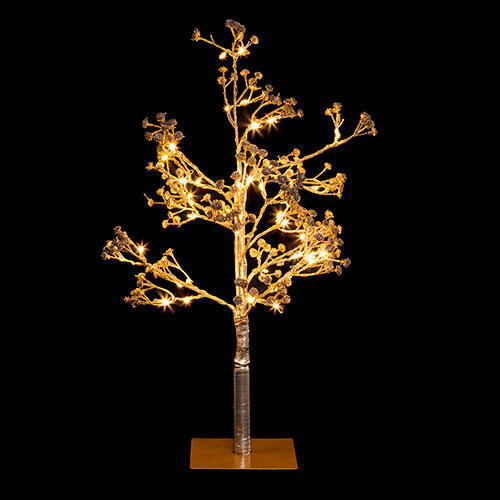Guldtræ /m 48 LED lys - 50 cm.
