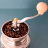 Manuel kaffemølle i rustfrit stål m/ kobber