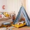Tipi telt til børneværelse - Blå