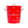 Kompostbeholder Isabelle - Rød 3 L
