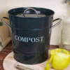 Køkkenspand til affaldssortering - Sort