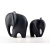 Figur elefant - Sort | 12 x 9,5 x 12 cm.