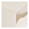 Træ sengebord - 53 x 34 x 26,5 cm. | Hvid