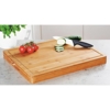 DEMO Træ skærebræt i bambus - 50 x 40 cm.