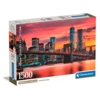 Puslespil 1500 brikker - New York River + plakat