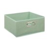 Opbevaringskasse lysegrøn - Lav