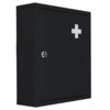 Medicinskab i stål - 36 x 31,5 x 10 cm. | Sort