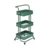Køkkenvogn i stål - Grøn Alex