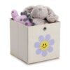 Opbevaringskasse Happy Flower - 28 x 28 x 28 cm.