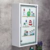 Medicinskab til væg - 50 x 30 x 15 cm. m/ print
