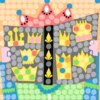 Prinsesse mosaik skabeloner - PlayMais