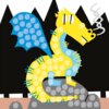 PlayMais mosaik skabeloner - Drager