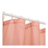 Ensfarvet badeforhæng Colors - Rosa