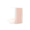 Badeforhæng med ringe - Bloom Rosa