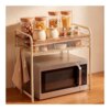 Telma mikroovnsreol i metal - Beige