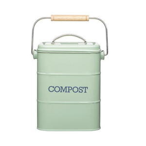 Living Nostalgia kompostbeholder 3 L - Sage Green