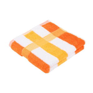 New York håndklæde - Orange/Hvid/Gul