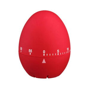 Æggeur m/ gummi - 7,2 x 6 cm. | Rød