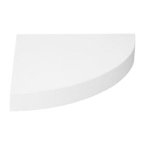 DEMO Fixy hjørne svævehylde | 25 x 25 cm. - Hvid