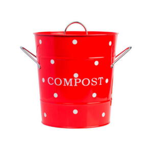 Isabelle kompostbeholder - Rød 3 L