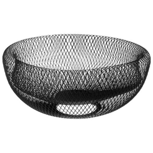 Radka frugtkurv i metal - Sort | 14 x 30 cm.