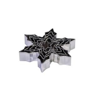 Snefnug juleudstikkere i sæt - 5 dele